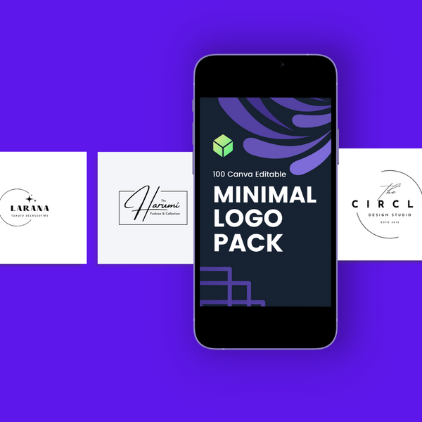 100 Minimalist Logo Canva Templates