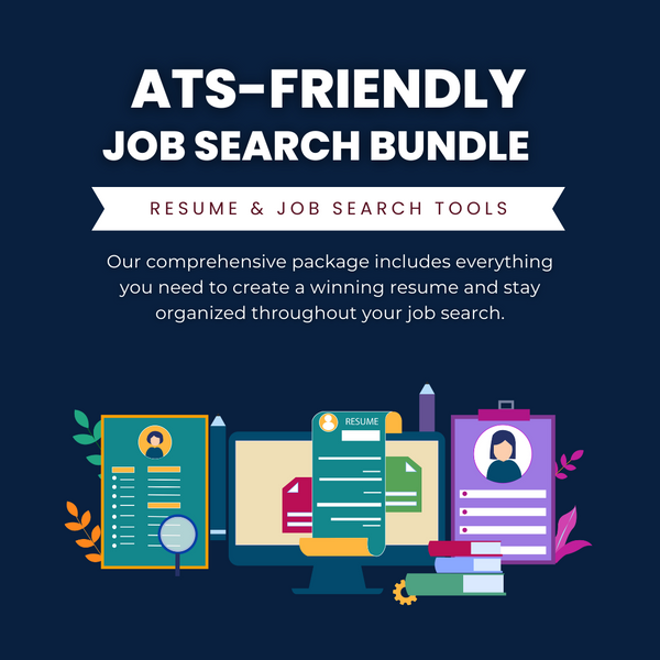 ATS-Friendly Resume Templates and Job Search Planner Bundle