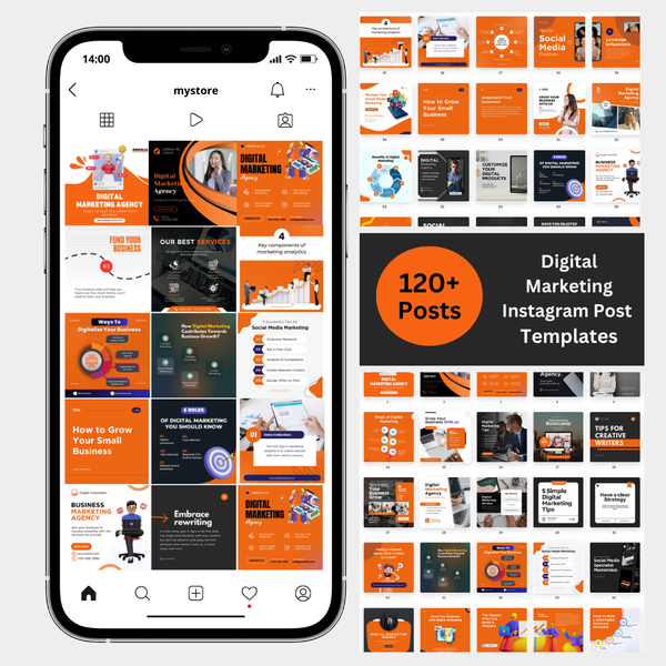 120+ Digital Marketing Instagram Post Templates